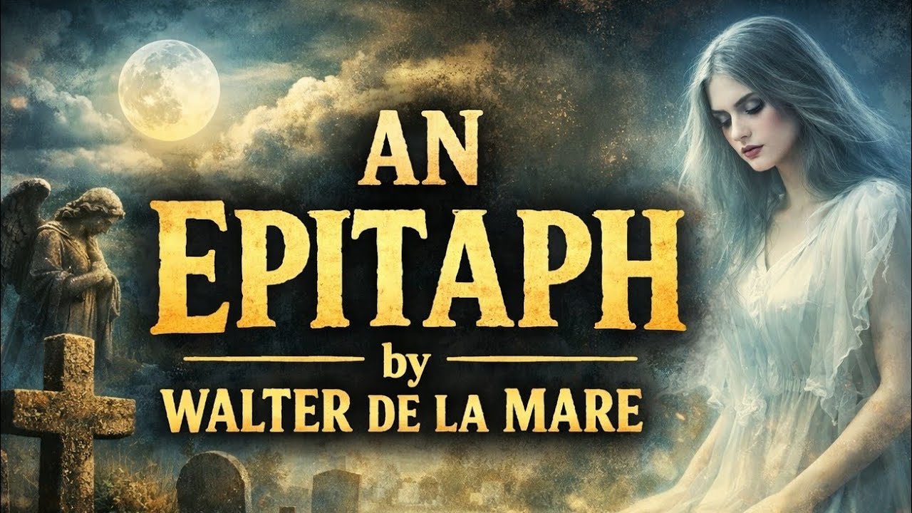 AN EPITAPH BY WALTER DE LA MARE FULL EXPLANATION IN HINDI 