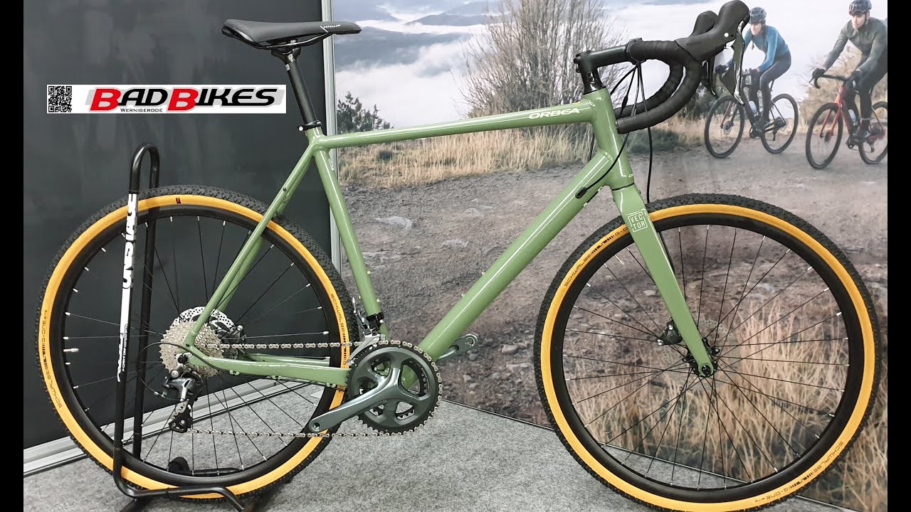 Orbea Vector Drop Gravel Urban Shimano Tiagra Schwalbe G-ONE Carbon Flat Fitness Bike 2022
