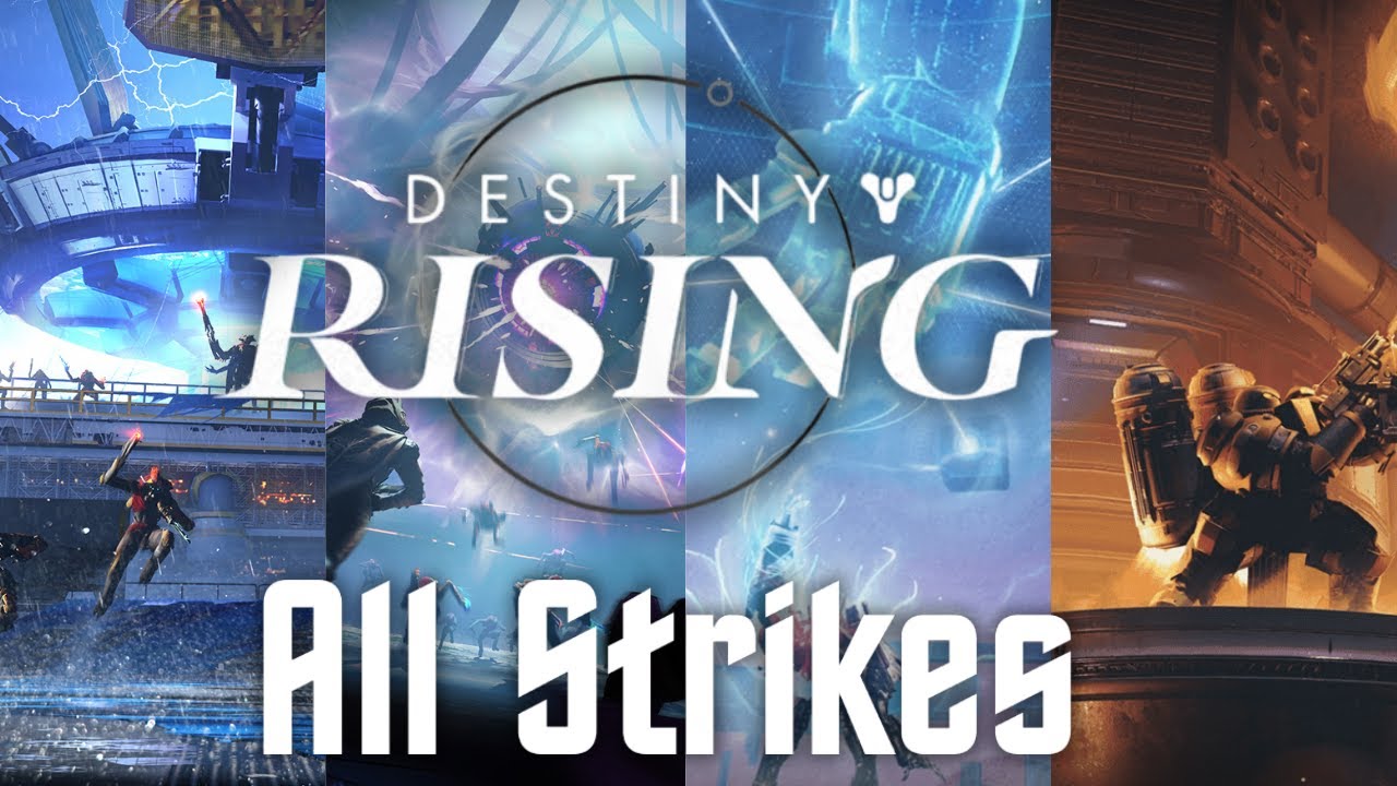 Destiny Rising Closed Beta - ALL Strikes (No Commentary)