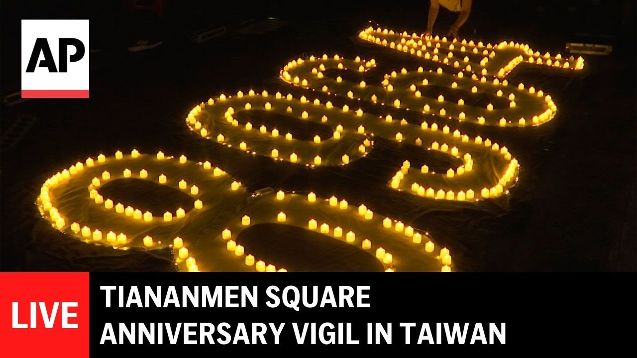 LIVE: Tiananmen Square anniversary vigil in Taiwan