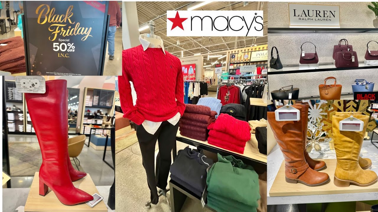 Распродажа Macys Black Friday: дизайнерская одежда, сумки, ботинки 2025 года #macys #ralphlauren ...