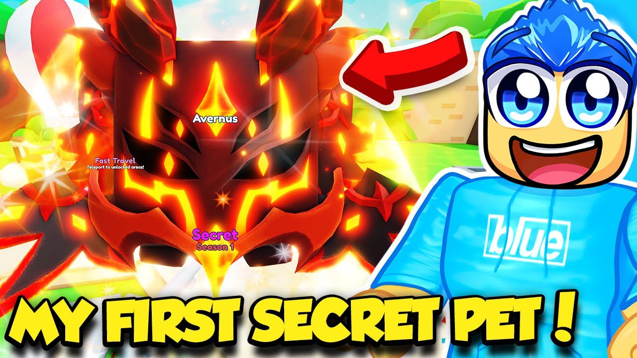 I FINALLY HATCHED MY FIRST SECRET PET IN BUBBLE GUM SIMULATOR INFINITY!!