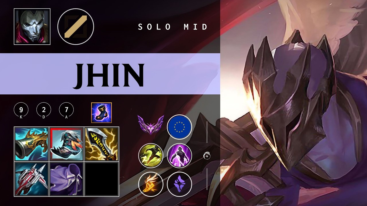 Jhin Mid vs Twisted Fate - EUW Master Patch 26.05