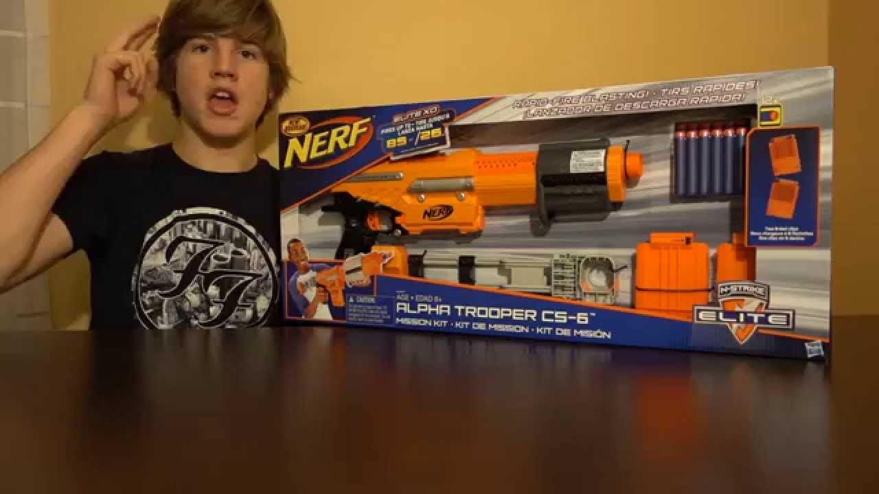 Nerf N-Strike Elite XD Alpha Trooper CS-6 Unboxing and Review