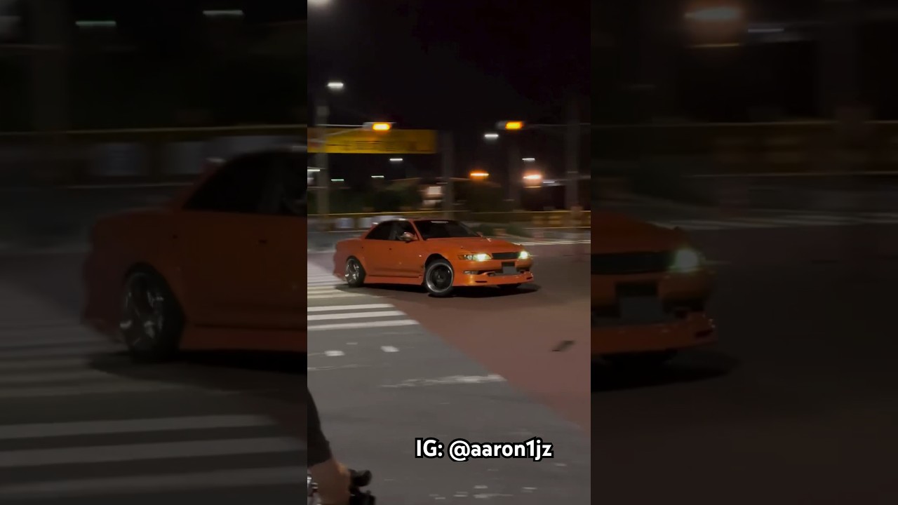 Nighttime Thrills: Toyota JZX Commands the Dark with Epic Drifting Moves! 🌙 #Shorts | GSCN Videos