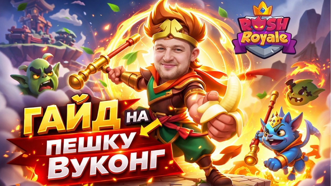 Как играть Вуконгом? Раш Рояль | Rush Royale