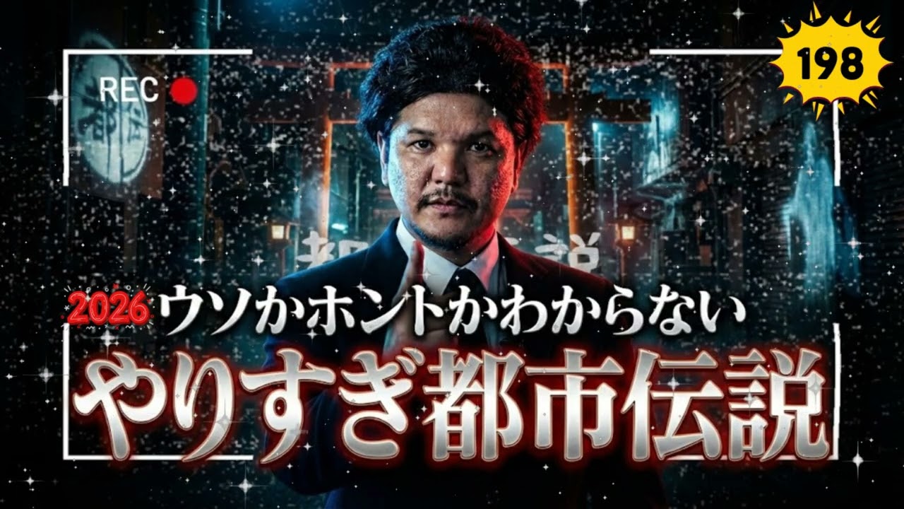 【睡眠用・作業用】Mr.都市伝説 関暁夫 2026 🌙 眠れなくなるほどのヤバい話まとめ #198 👁️ 信じるか信じないかはあなた次第