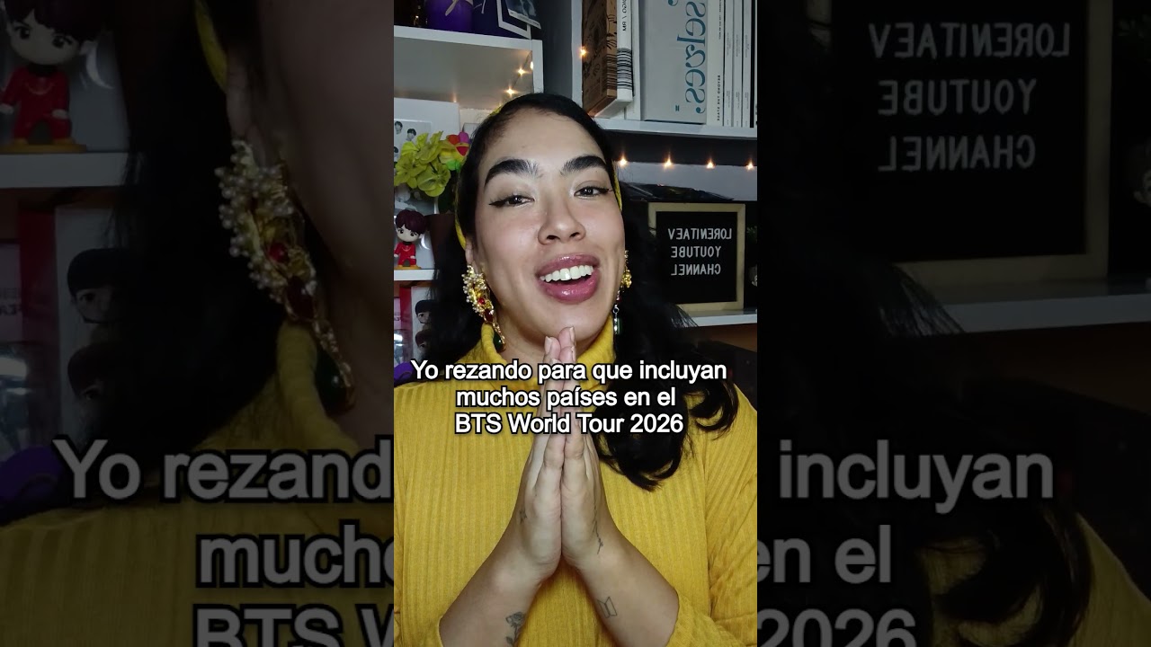 ya estoy lista para el anuncio de paises del BTS World Tour 2026 