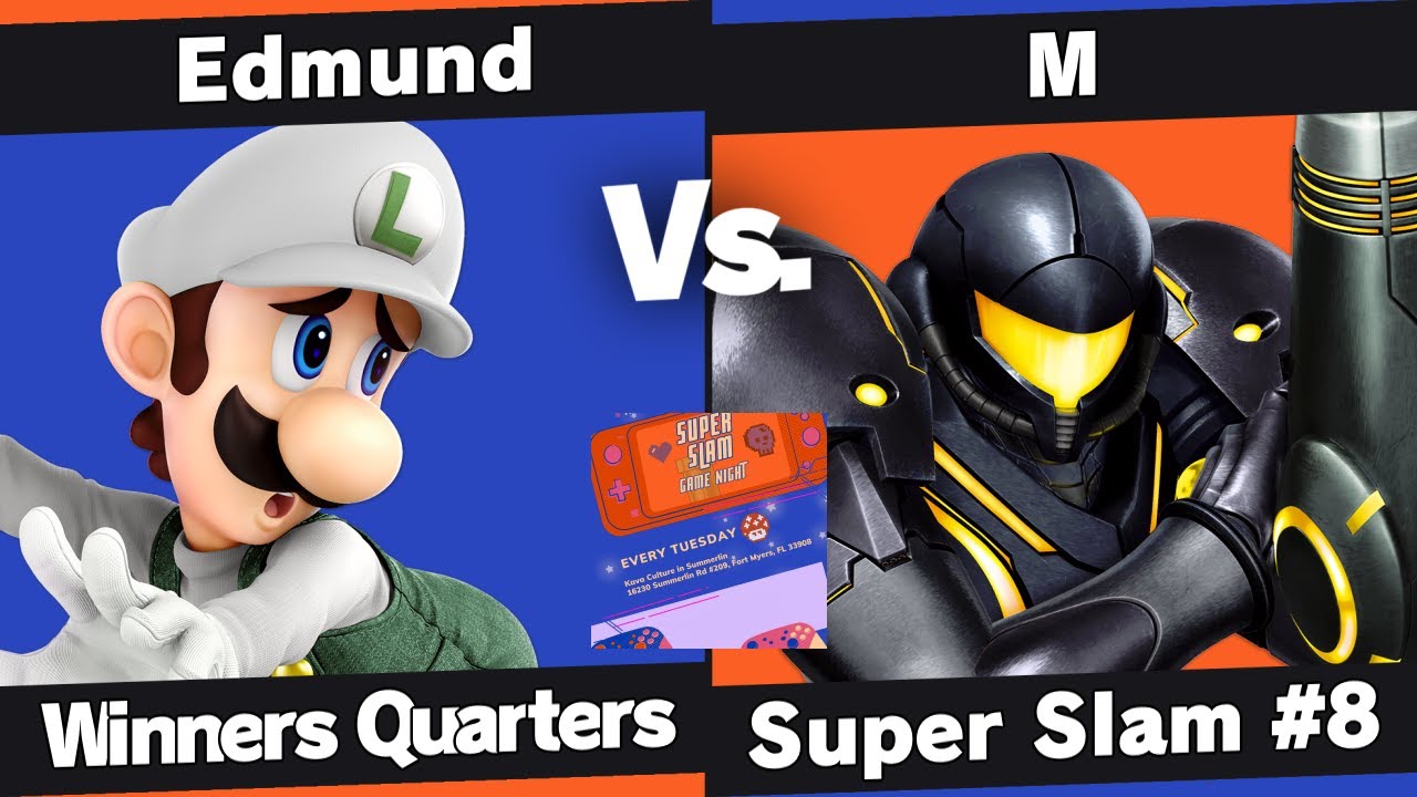 Super Slam 8 - Edmund (Luigi) vs M (Samus) - Winners Quarters