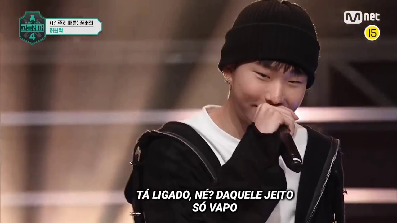 SCHOOL RAPPER 4 BATALHA SNS -  Heo Wonhyuk (Solo/Legendado)