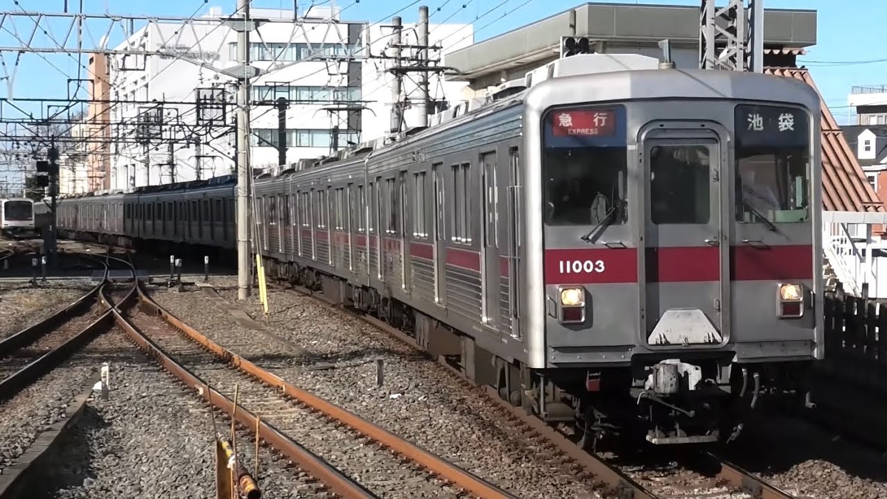 【見事な冬晴れ】東武東上線 川越市駅 文句なき快晴に恵まれた日に倉庫の影に隠れて31601F+31401Fが川越市駅日中滞泊／今後はどうなる？ 9152FのFライナー快速急行 2024.12.1