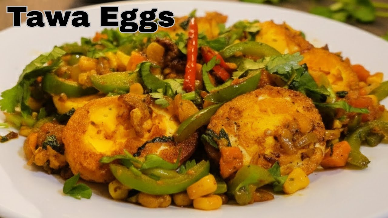 Delicious Tawa Eggs in Minutes | Caribbean Style|  #food