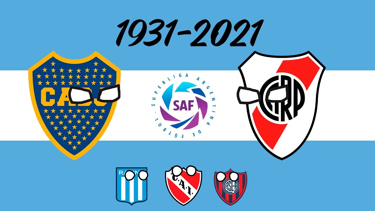 Todos los campeones de la Primera División argentina en la era profesional 🇦🇷 1931-2021
