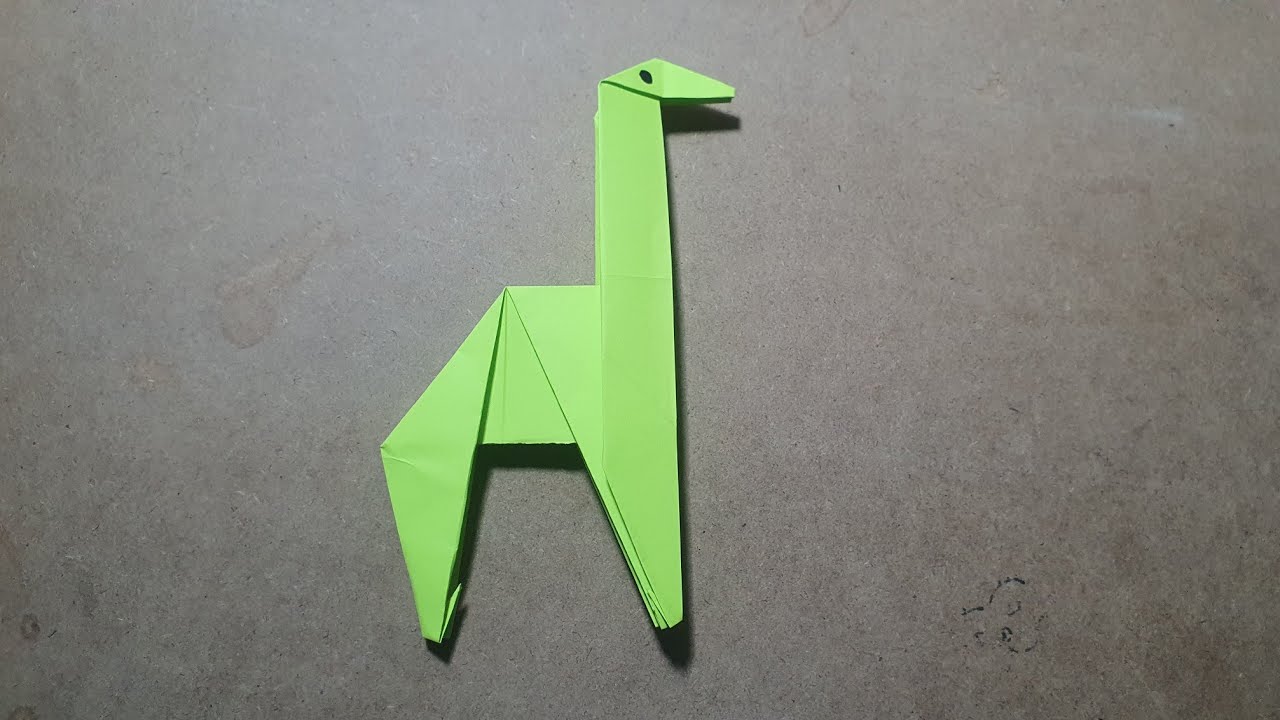 How to make a paper easy giraffe 