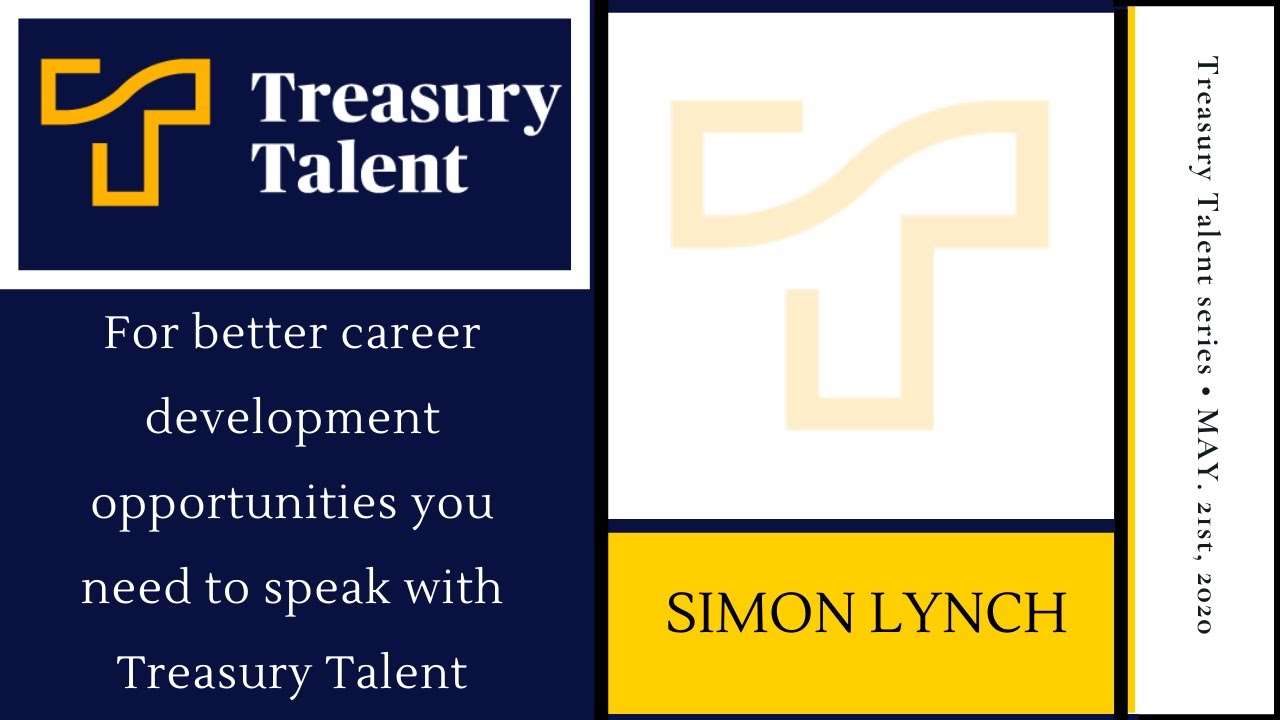 For better career development opportunities you must speak with Treasury Talent (want an advantage?)