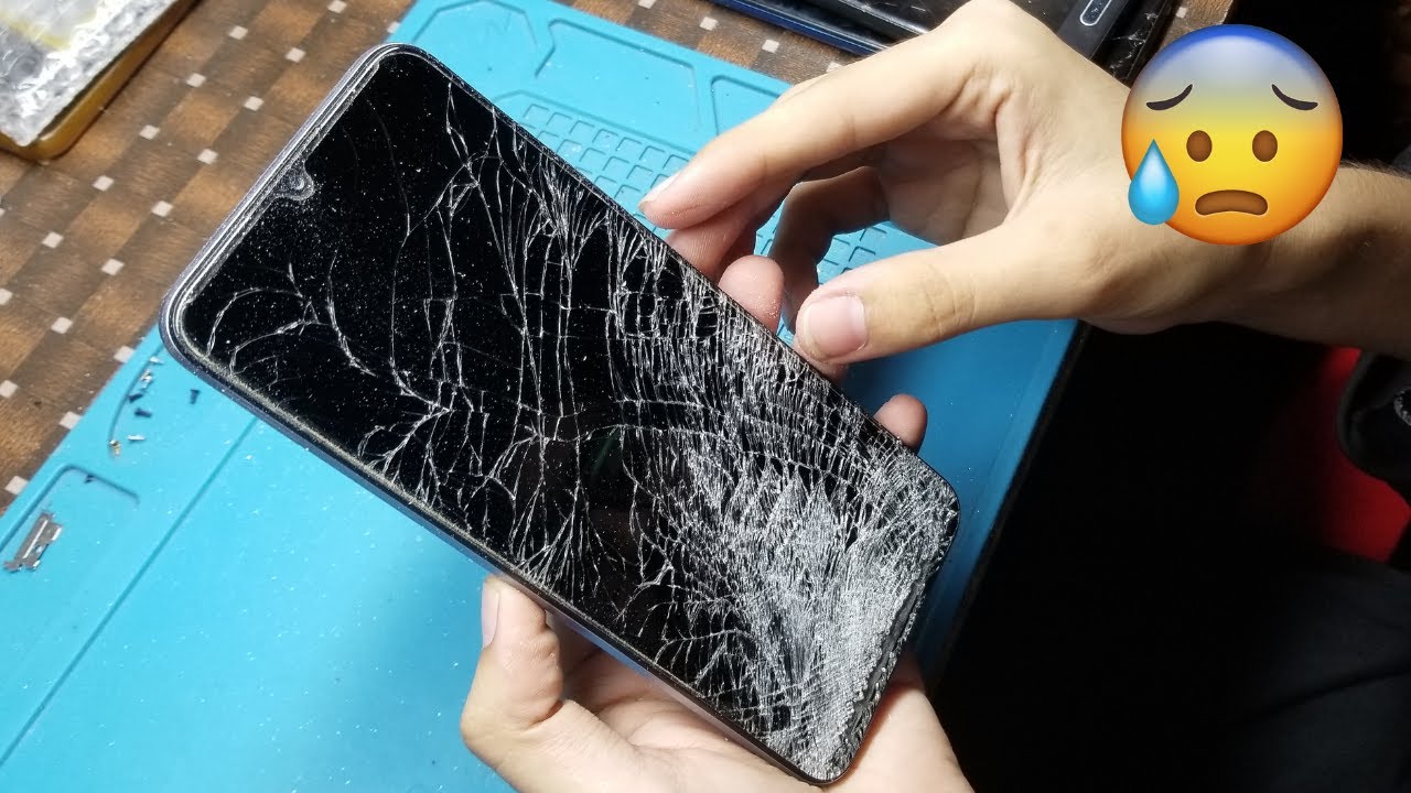 infinix Hot 8 Cracked Screen Restoration | LCD Replacement | Rebuild Broken Phone