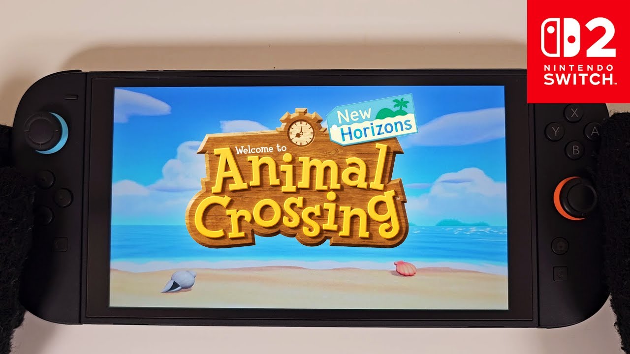 Animal Crossing New Horizons Nintendo Switch 2 Handheld Mode Gameplay