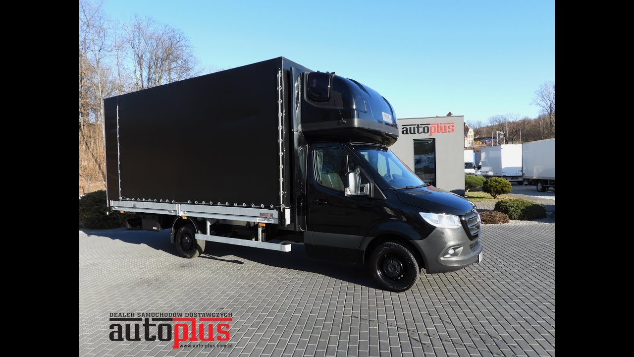 MERCEDES SPRINTER 319 PLANDEKA 12 PALET TEMPOMAT NAWI  236496 AUTO-PLUS.COM.PL TEL. +48 607 888 556
