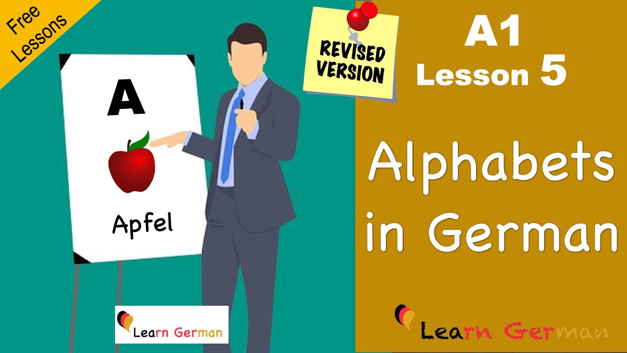 A1 - Lesson 5 | Alphabets | das Alphabet | German for beginners | Learn German