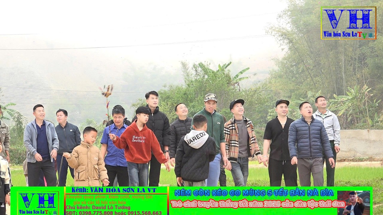 Trò chơi truyền thống ngày tế quê em | Ném còn và kéo co ngày tết 2026