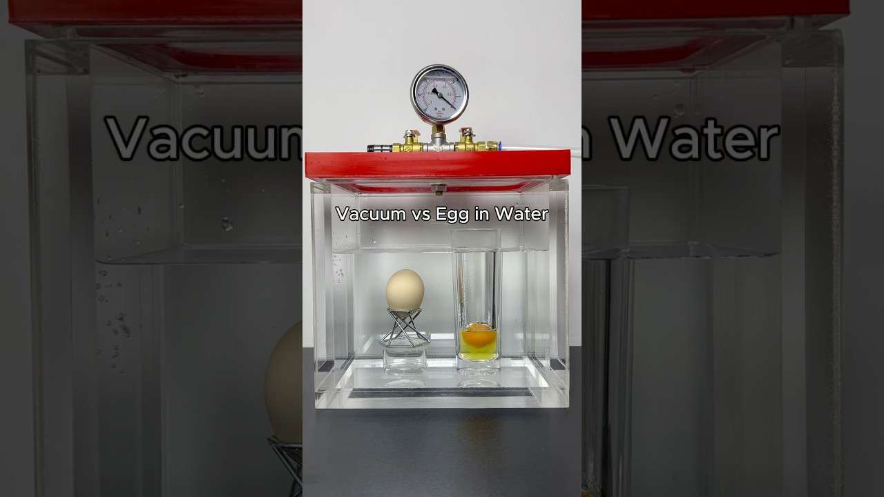Vacuum vs Egg in Water