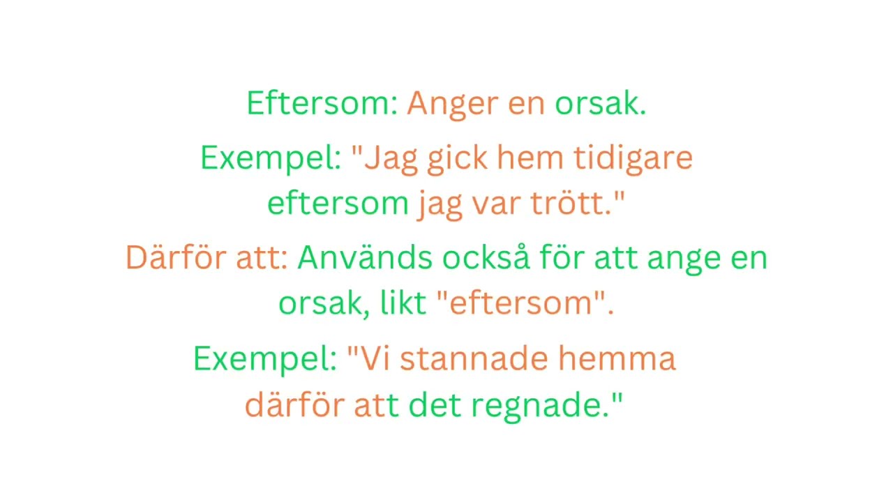 Svenska  Grammatik, Konjunktioner