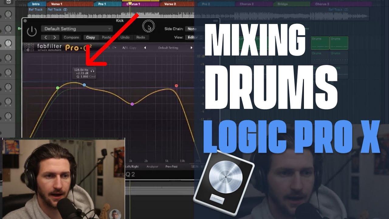 Mixing Drums In Logic Pro X For Beginners