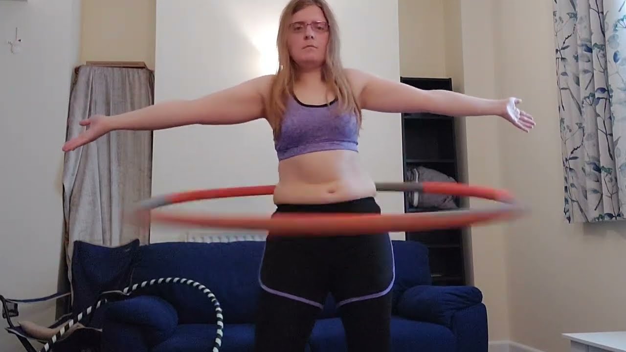 Weighted Hula Hoop Workout - For Fit Abs