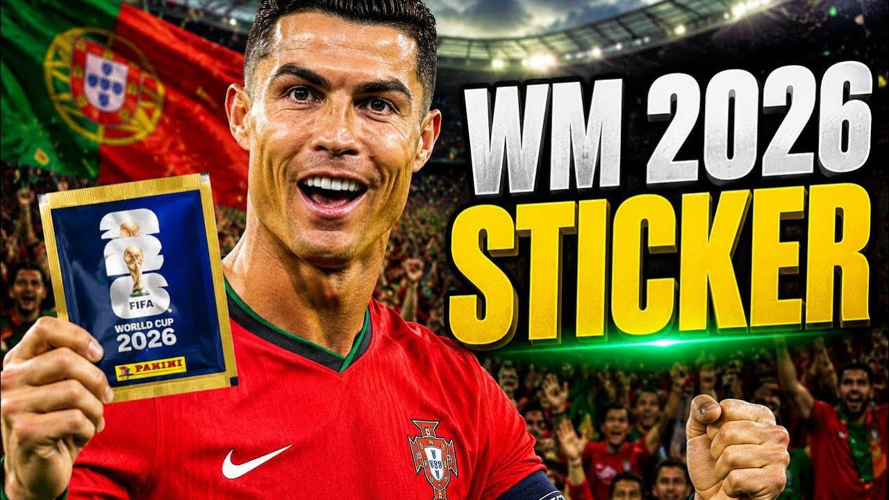 Ronaldo im Pack Panini Wm 26 Sticker 