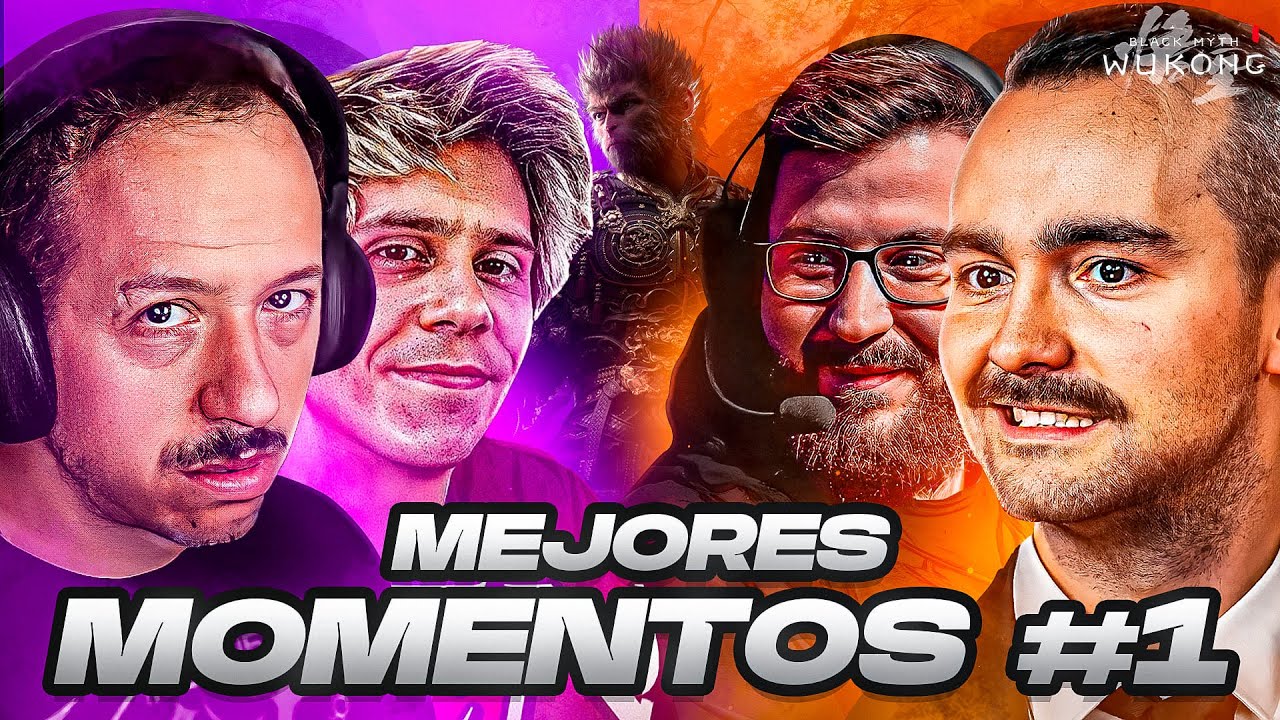 😂🐒MEJORES MOMENTOS BLACK MYTH WUKONG #1🐒😂RUBIUS, XOKAS, KNEKRO, MENOS13, ALEXELCAPO #mejoresmomentos