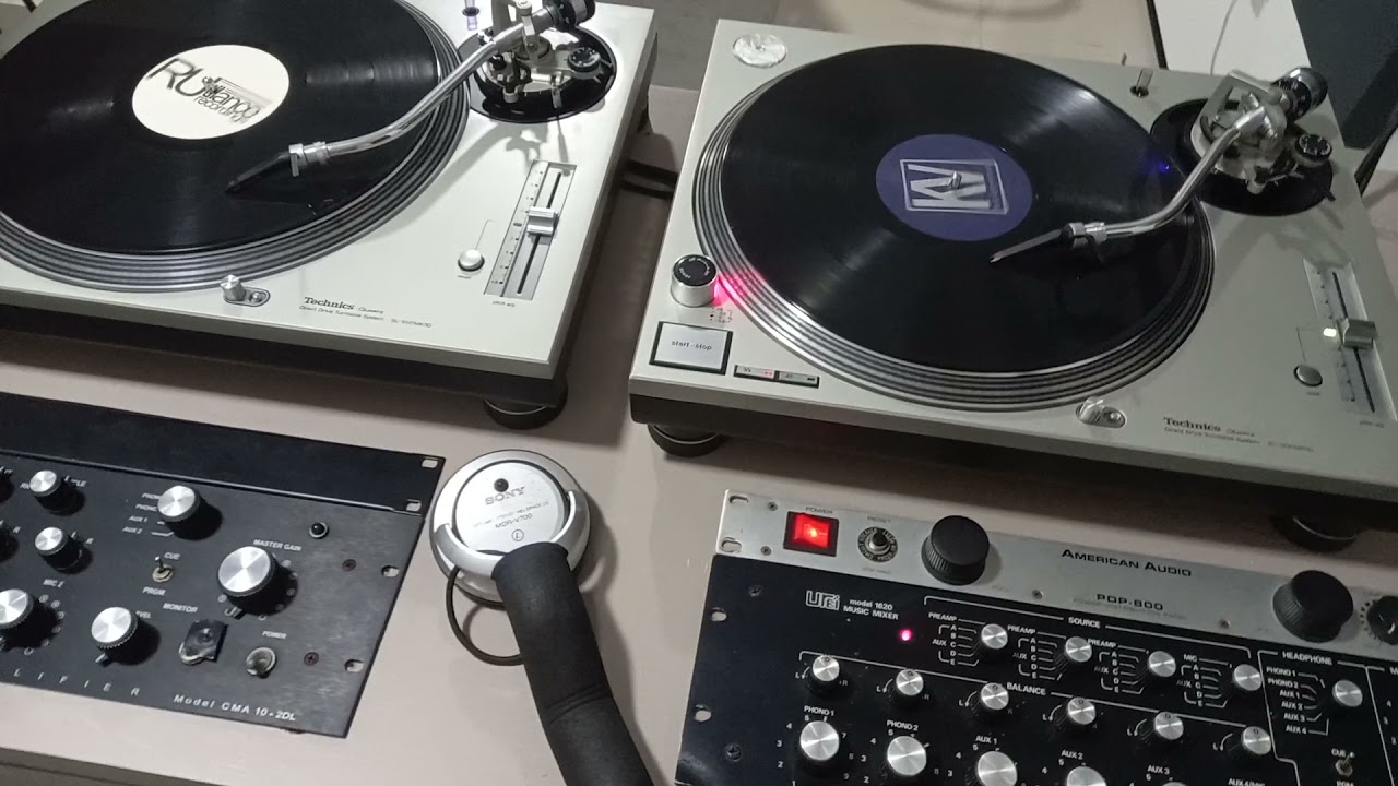 Rotary Mixer Urei 1620 deep house music mix.