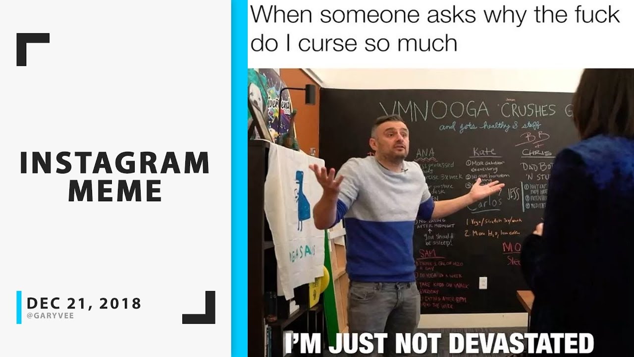 Когда кто-то спрашивает, какого хрена я так много ругаюсь &mdash; видео GaryVee в Instagram