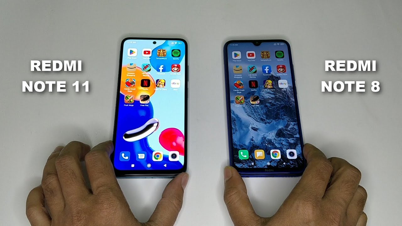 Redmi Note 11 Vs Redmi Note 8 SPEED TEST