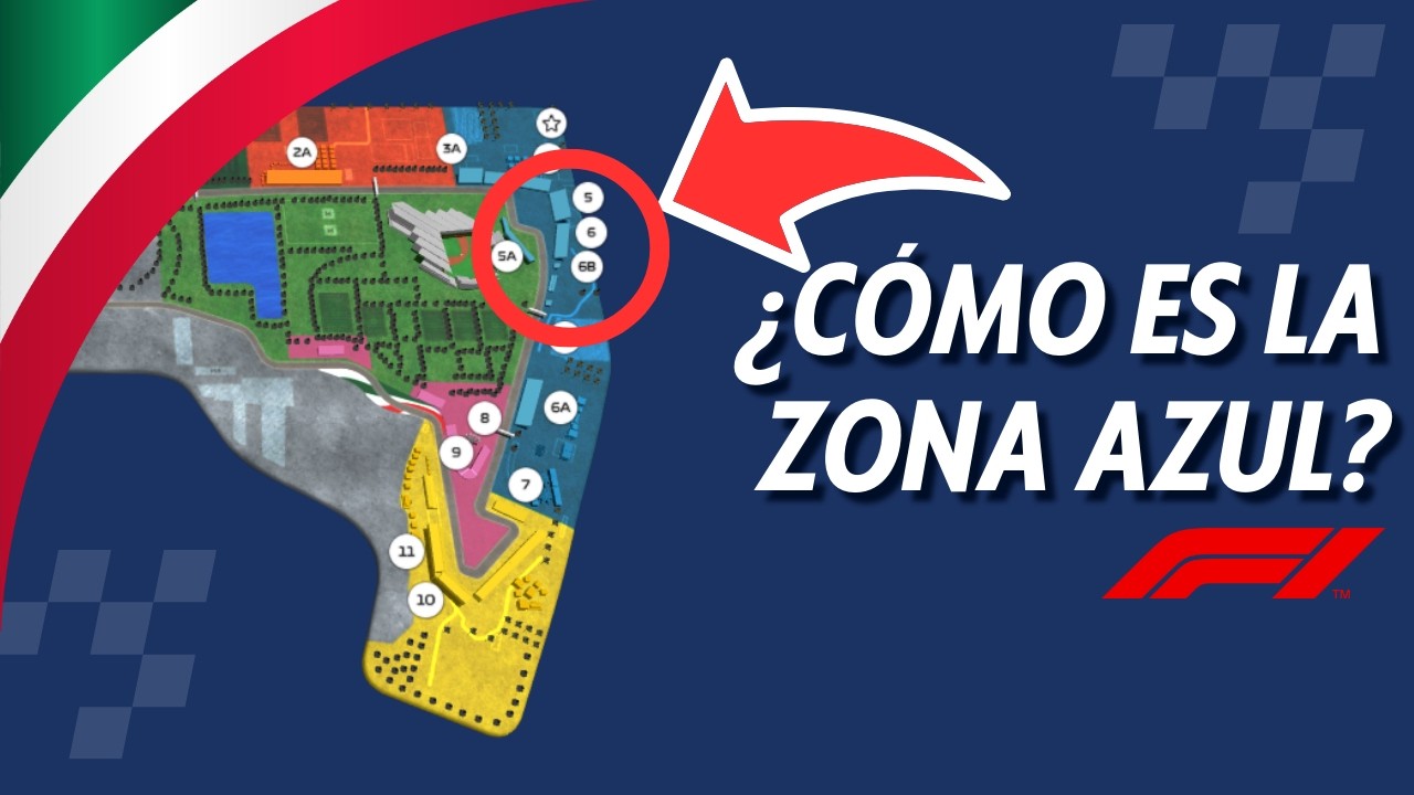 🏁🇲🇽 ¡ASÍ ES! La zona AZUL del MéxicoGP Fórmula 1 en la Ciudad de México 🏁🇲🇽