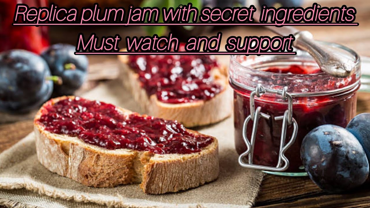 Replica plum jam recipe/plum jam recipe/easy homemade jam without cinnamon/3 ingredients only