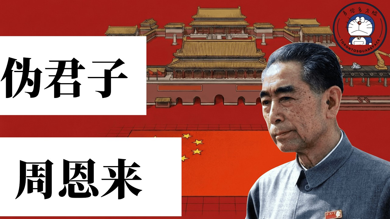 方脸人物志：中共伪君子-周恩来，周恩来是如何成为总理的？他和毛泽东之间关系到底如何？伪君子-周恩来