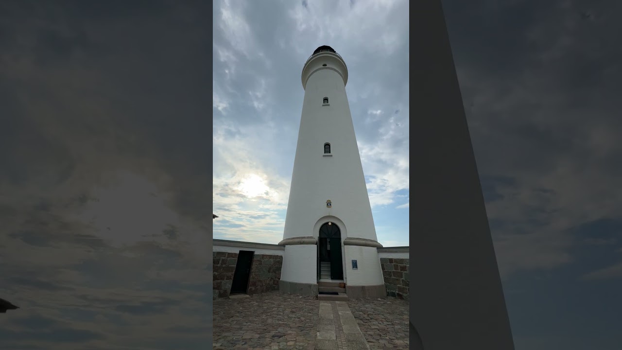 Latarnia Hirtshals Fyr i burza, kt&oacute;ra prawie mnie złapała! 🌊🌩