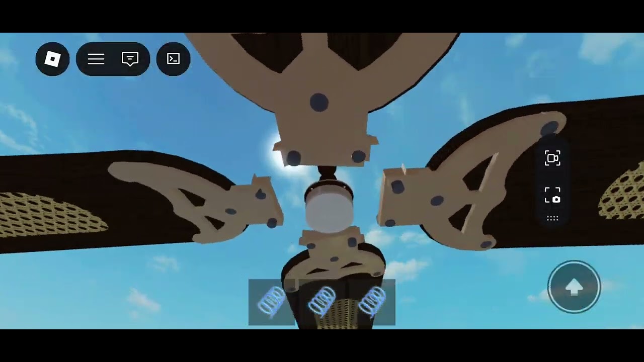1000000000000" huge struggling ceiling fan in roblox 