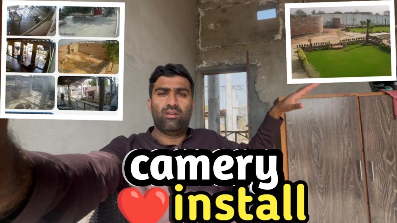 🤲❤️ Camery install h Gaya farm per Allhumdulliah #dailyvlog