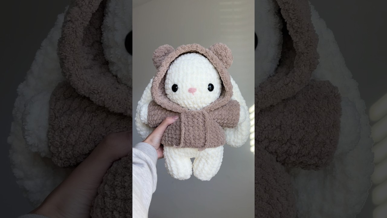 pattern by me 🧸 #crochet #crochetpattern #crochettutorial #amigurumi #crochetbunny #bunny #plush