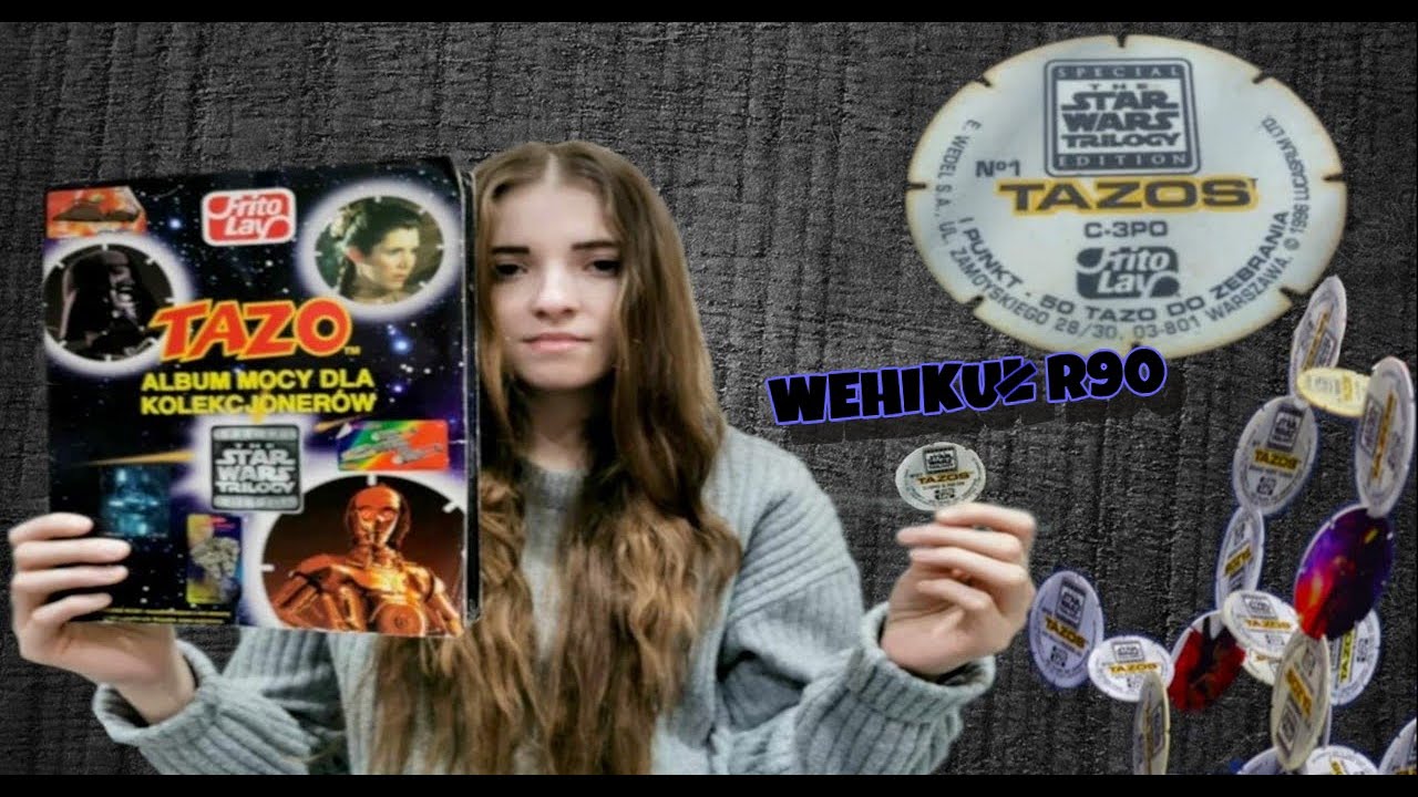 KULTOWY ALBUM STAR WARS TAZO Z 1997 Roku