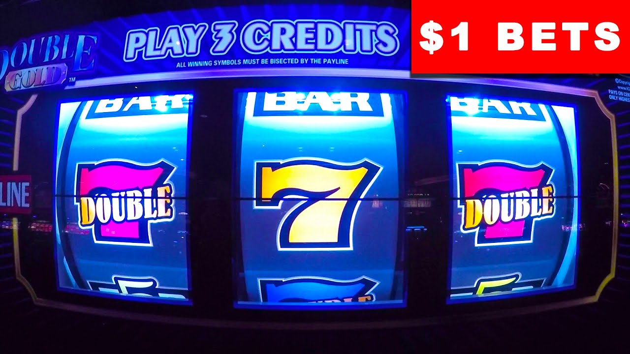 Double Gold Slot Machine $1 Bets - AWESOME WINS!