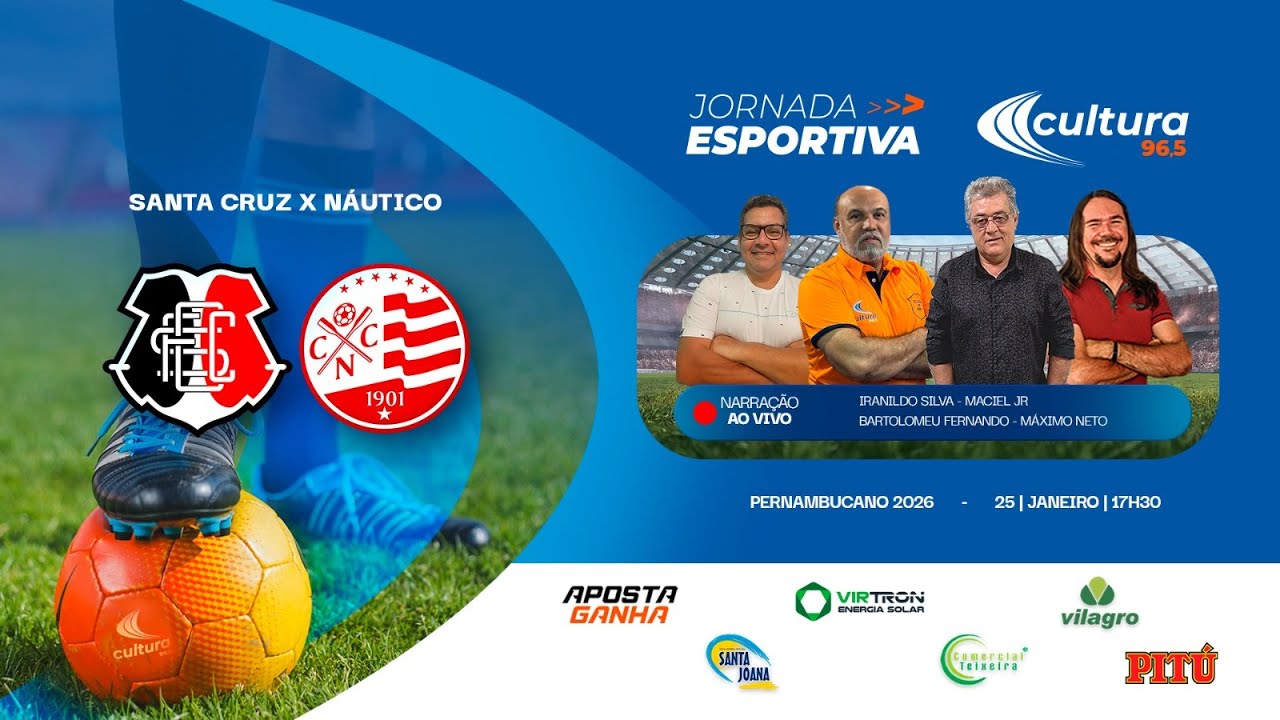 SANTA CRUZ x NÁUTICO - Campeonato Pernambucano | (Narração)