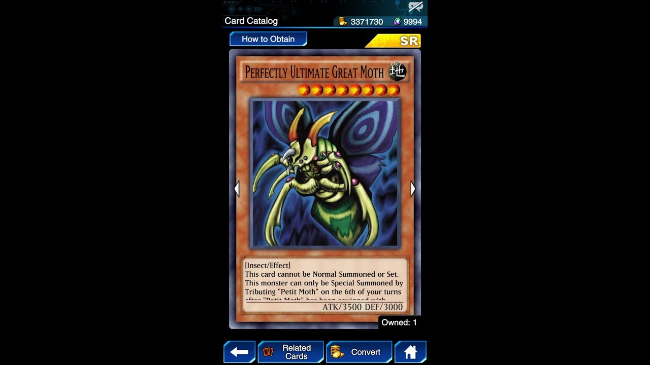 Yugioh Duel Links - The one hardest monster to summon : Perfectly Ultimate Great Moth