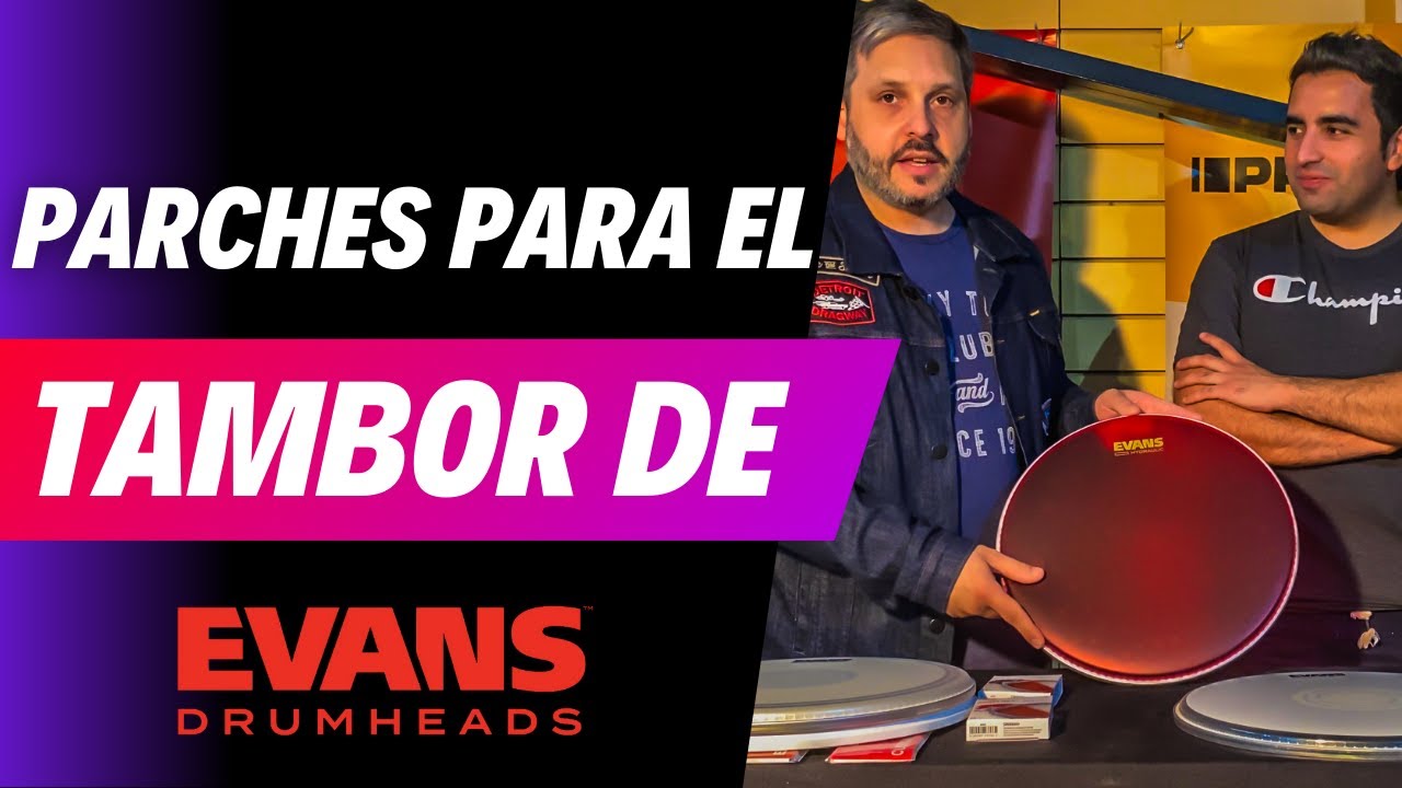 ANALIZAMOS los distintos PARCHES para el TAMBOR que nos OFRECE EVANS 🥁 (HEAVYWEIGHT - HD DRY Y MAS)