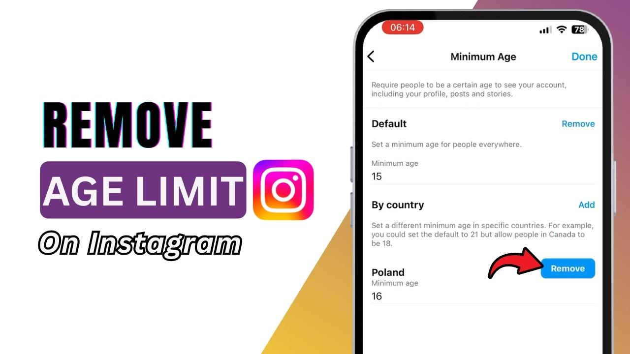 How To Remove Minimum Age Restrictions on Instagram 2026 | Easy Guide