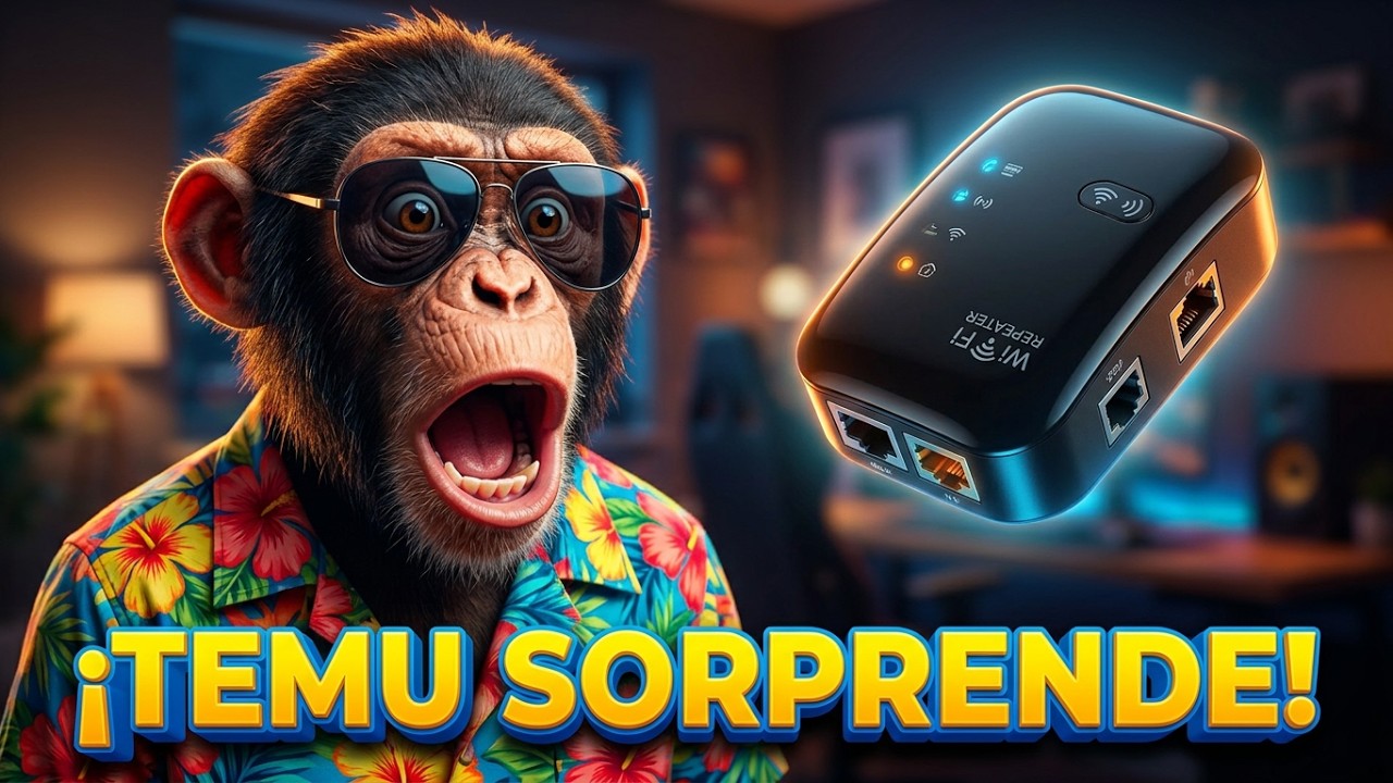 Unboxing wirelless n repeter, cositas de Temu.
