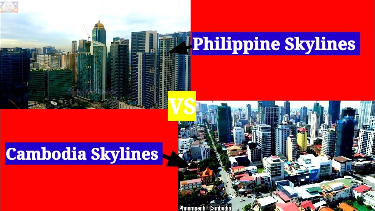 Cambodia 🇰🇭 Skylines vs Philippines 🇵🇭 Skylines