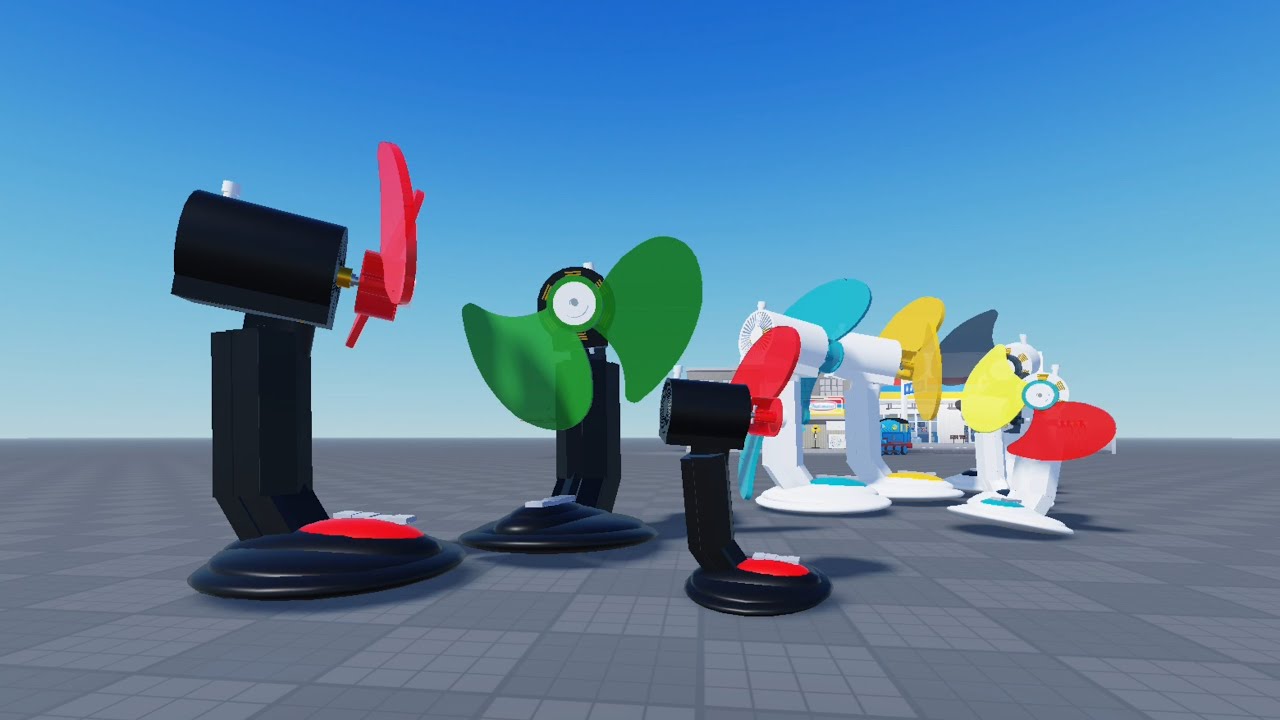 Wobbly Fan Experiment In Land | Roblox