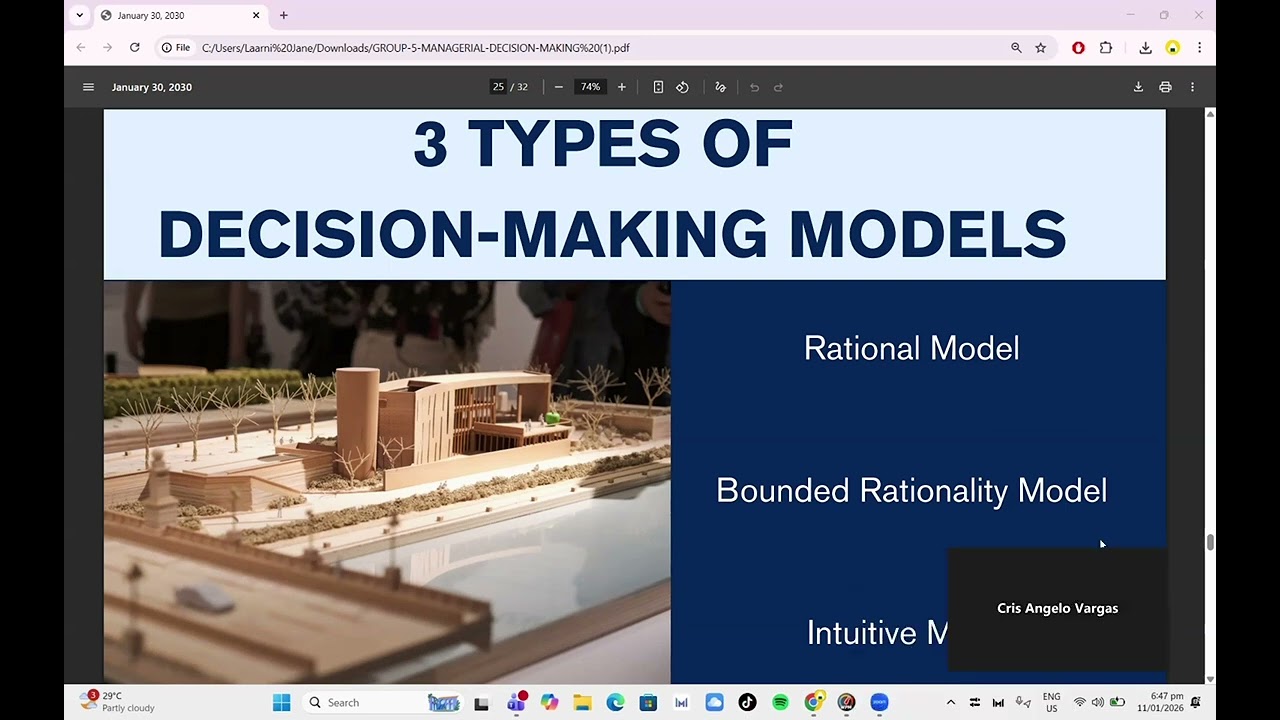 GROUP 5 Managerial Decision Making